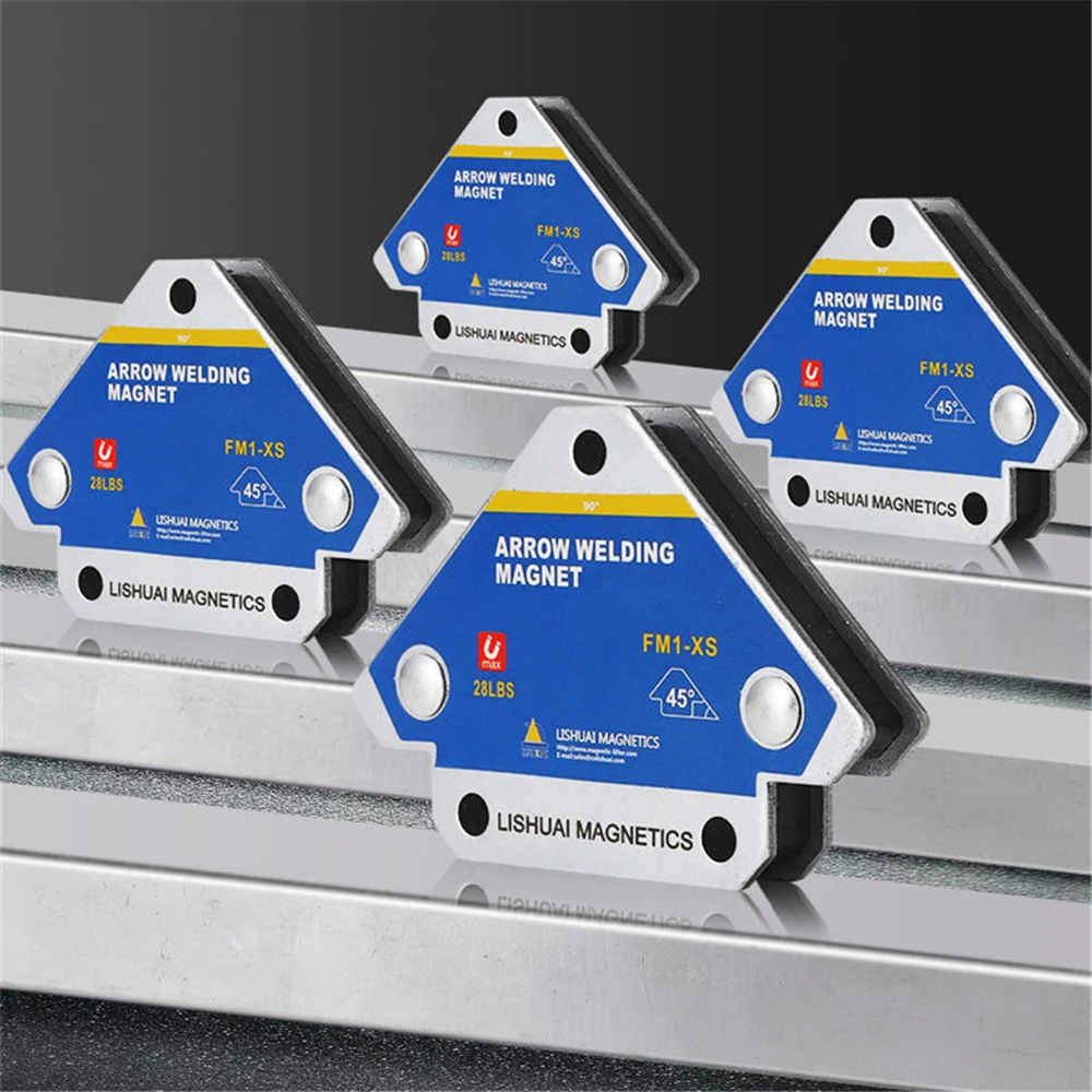 

2/4PCS Magnetic Welding Positioner 45° 90° 135° Multi-Angle Fixed Angle Auxiliary Locator Tools Welded Fasteners