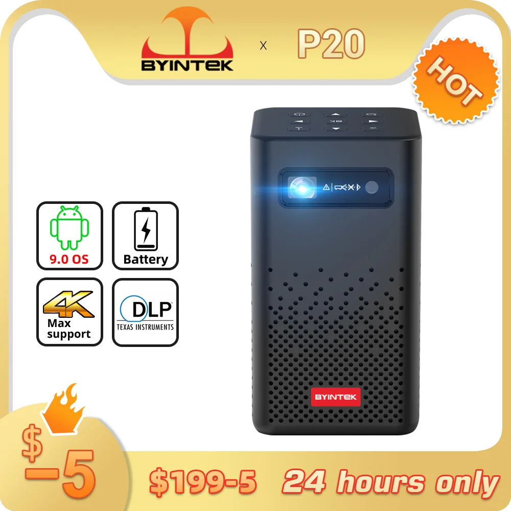 Портативный Мини Проектор Byintek P20 Купить