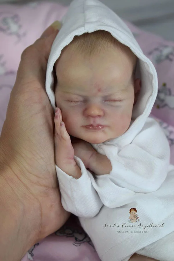 

Saskia 9 Inch Handmade Unpainted Doll Kits Include Cloth Body kit de bebé reborn reborn blank kit misia Bebe Newborn Kits