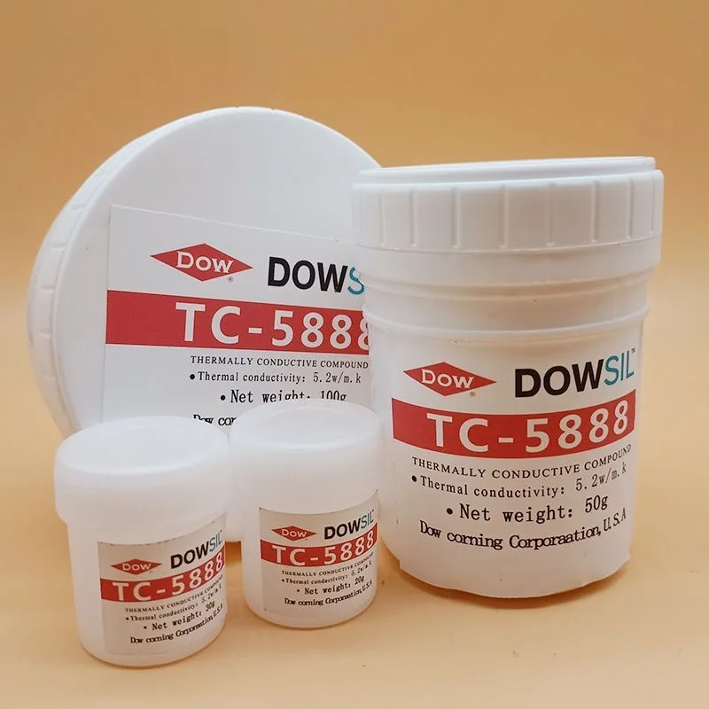 미국 다우 코닝 TC-5888 열 전도성 실리콘 그리스, CPU 열 노트북, 높은 열 전도성 실리콘 그리스