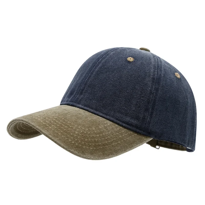 Unisex gewaschene Kappen Vintage farblich abgestimmte Baseballkappe Männer Frauen verstellbar lässig Sommer Outdoor Streetwear Sport weiche Sonnenhut – Detail 22
