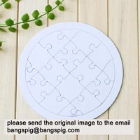 Photo Custom Cardboard Round Love Star Jigsaw Puzzle Personalized Picture DIY Toys Decoration Collectiable Funny Cartoon Gift 5