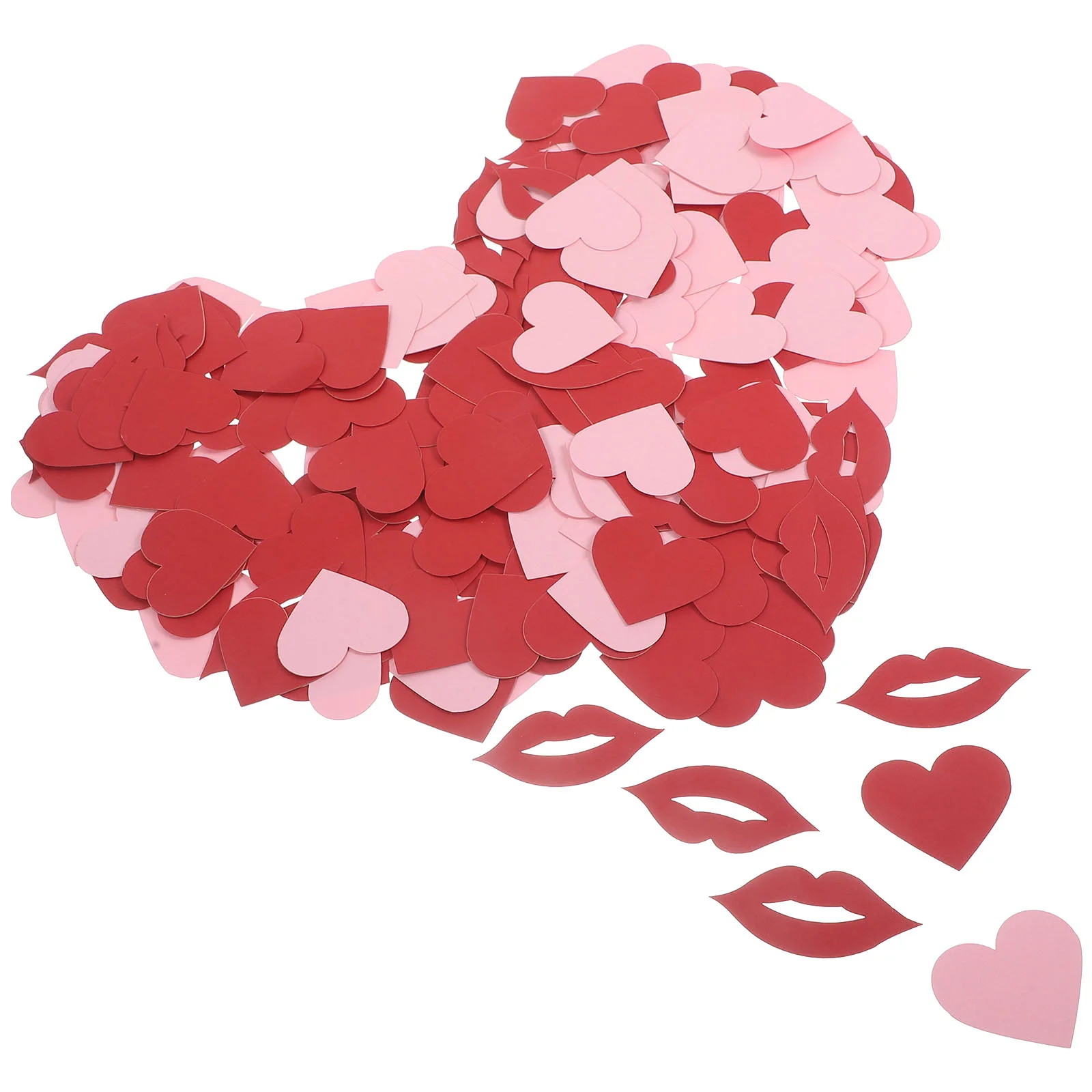 

Любовь Сердце красные губы Конфетти Для романтической свадьбы Дня Святого Валентина Свадебный душ годовщины DIY искусственное украшение стола