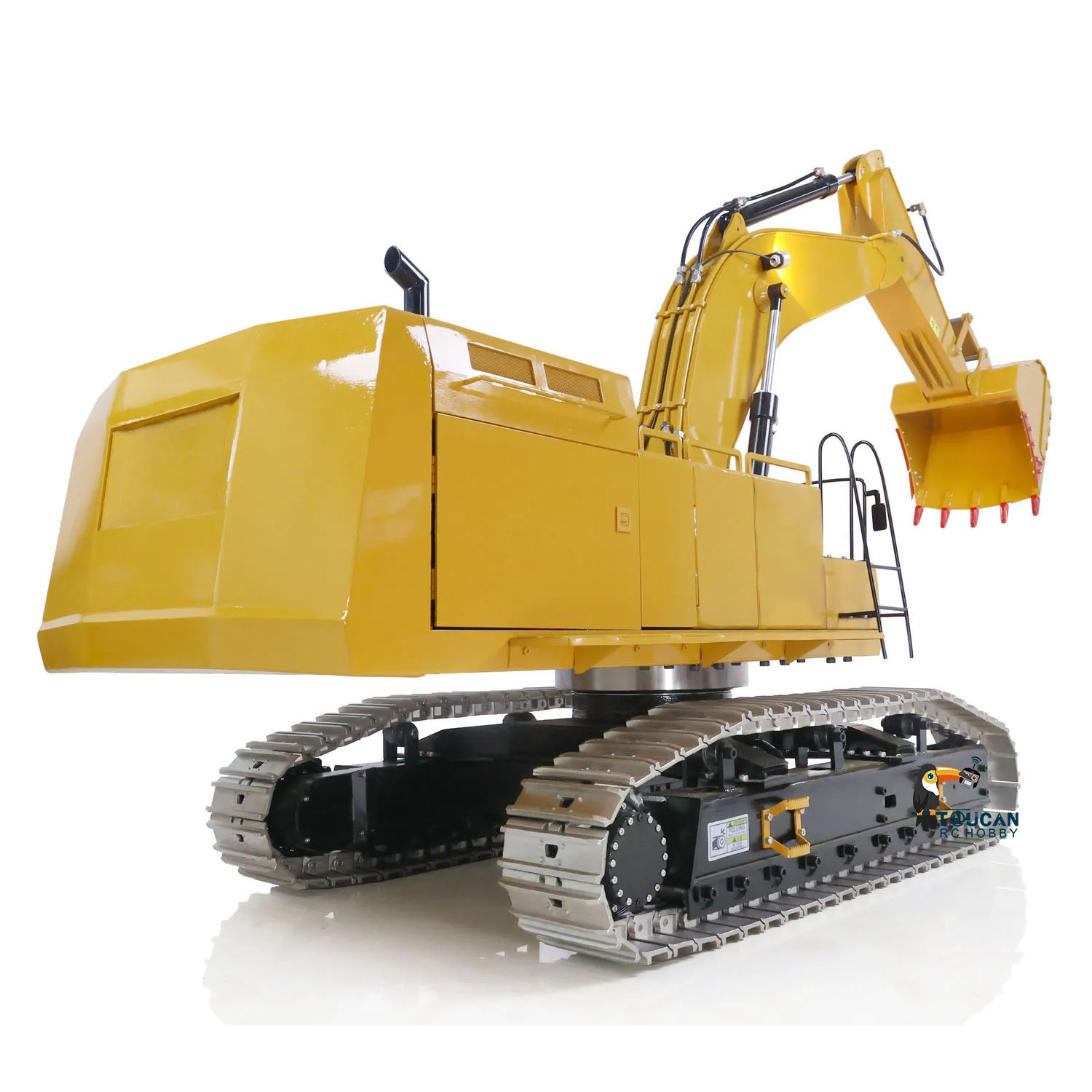 1/8 390F RC Hydraulic Excavator Metal Heavy Duty Construction Vehicles Painted Assembled Toys Model With Blushless Motor TH22724 3