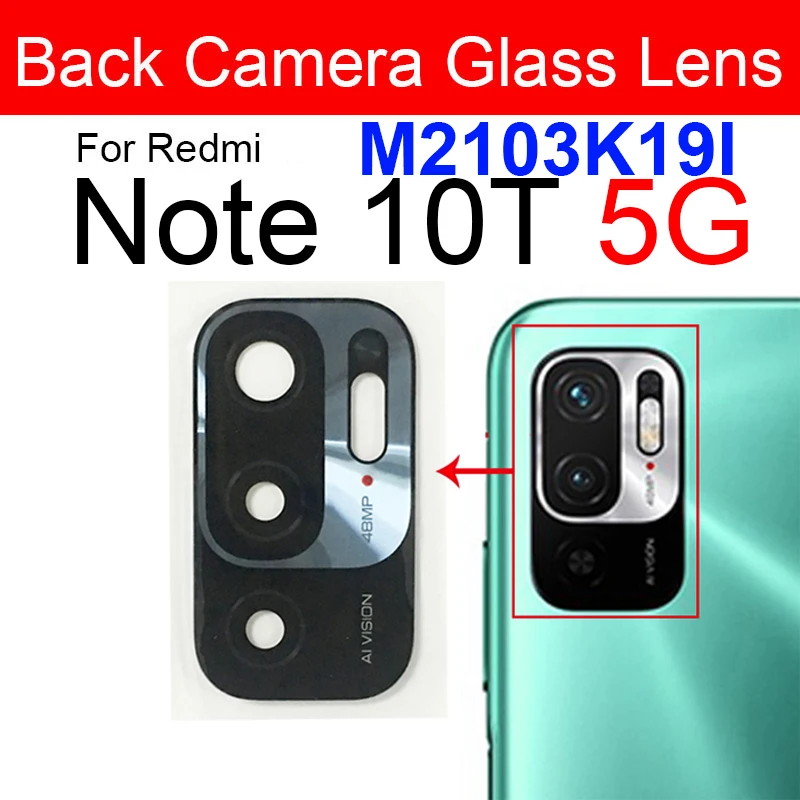 Premium Back Main Camera Glass Lens with Adhesive Sticker