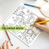 1 pc Cartoon Cat Coloring Book 24 Pages illustration Cute Relax Self-painting Art Colouring Book For Adults And Teens 5