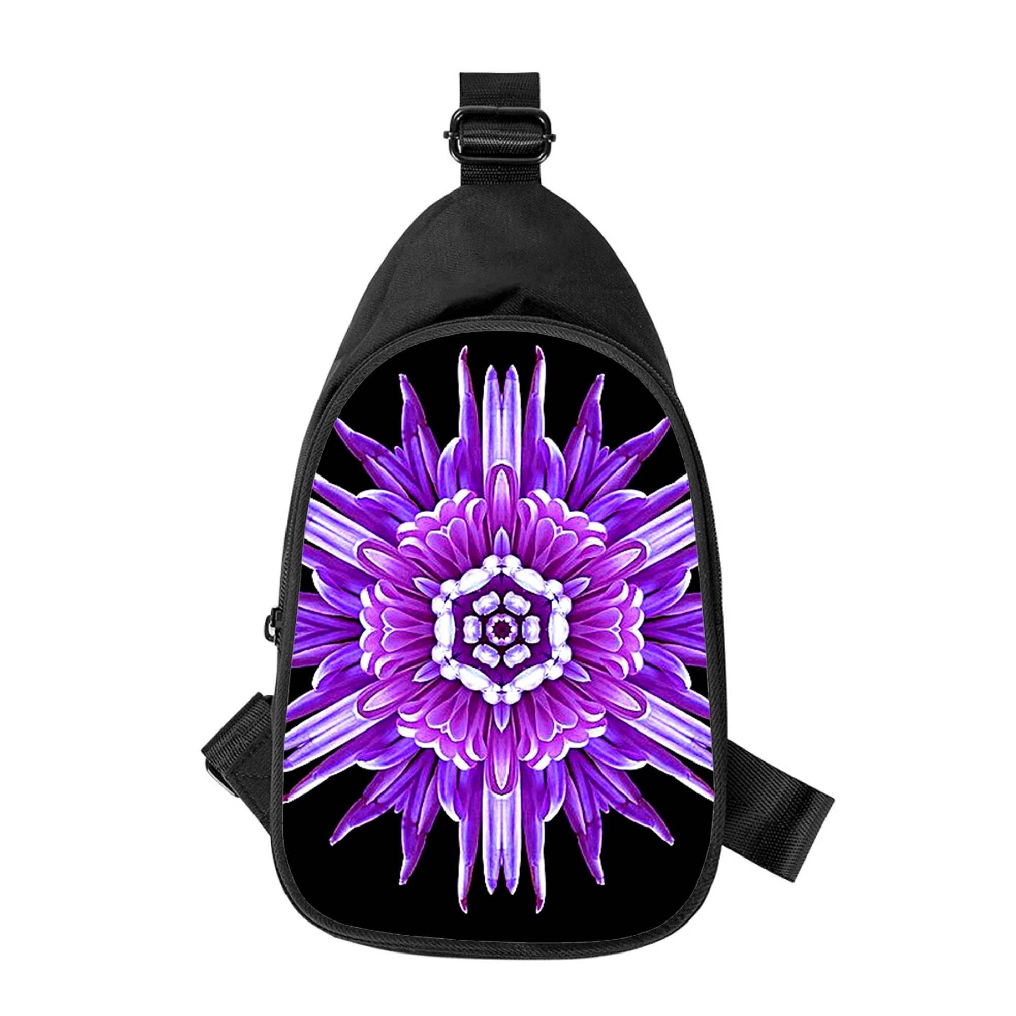 Рисунок 2 - Мужская нагрудная сумка с цветочным принтом мандала