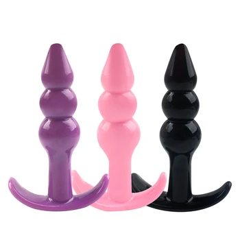 Silicone Anal Plug Beads G Spot Butt Stimulate Adult Sex Toys Sex Toys For Woman Couples Jewelry Anal Stimulator Orgasm Massager 6