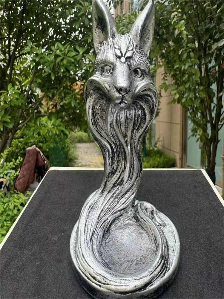 Ausstellungsständer aus natürlichem Kristallminerkugel-Fuchsharz für die Heimdekoration – Detail 4