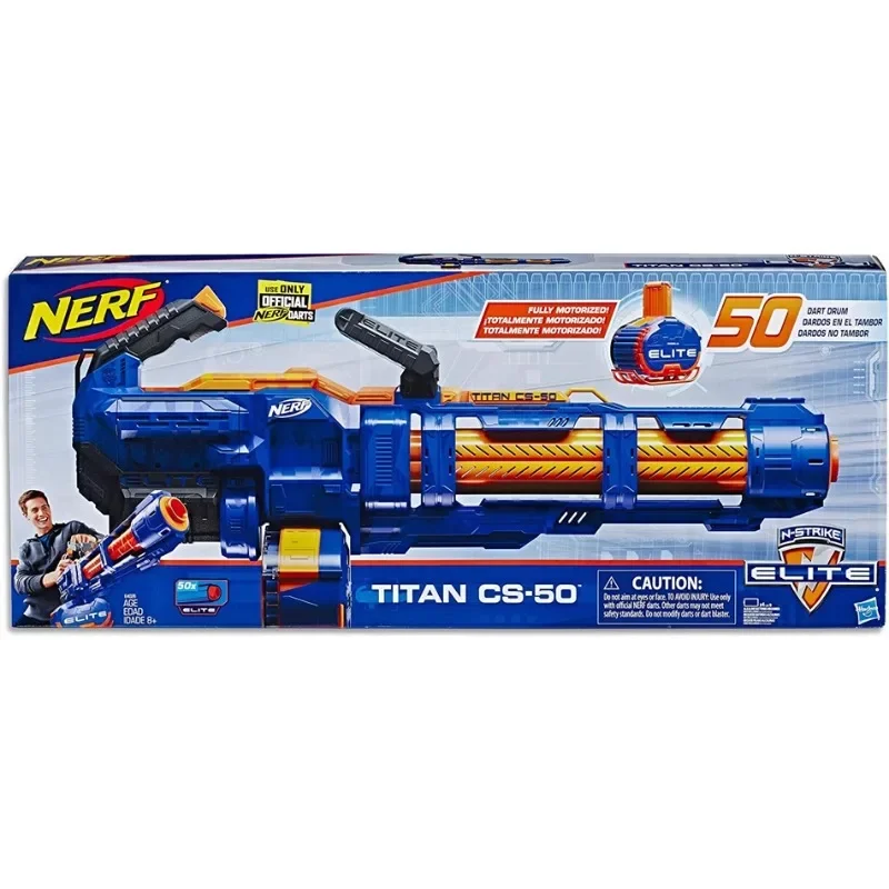 【最終値下げ】NERF TITAN CS-50 Hasbro Heat Nerf Elite Titan CS-50 Titan Gatling Wyrzutnia