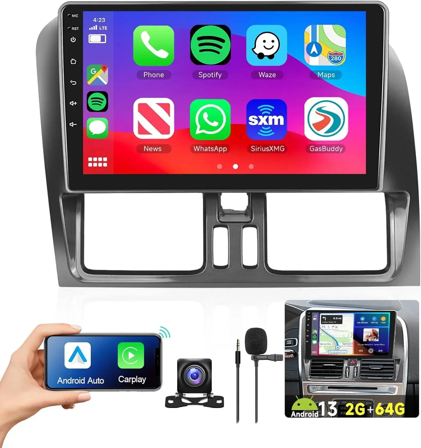Android Car Stereo Radio GPS Navigation System