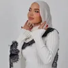 106200-cfe86d.jpg Hijab Ramadan en Rayonne, Coton et Modal, avec bordure en dentelle, Turban respirant, Châle uni en coton, Foulard pour femmes
