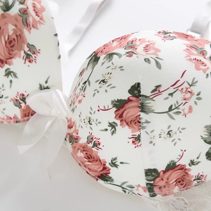Girls Cheap Bra Set Fashion Sexy Lingerie Underwear Sets Female Sexy Lace Adjustable Bra Set Thin Cup Plus Size Push Up_voghion.com