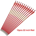 12pcs 22inch Red