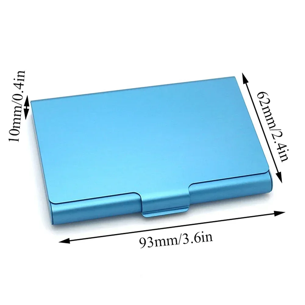 Business Card Case Credit Card Holder Aluminum Alloy Holder Box Cover Men Business ID Case