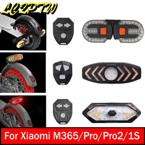 Blinkende Rücklicht Mit Horn Elektrische Roller Licht USB Aufladbare für  Ninebot Max G30 Hinten Licht Blinker Fernbedienung - AliExpress