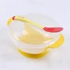 Baby Bowl Set Training Bowl Spoon Tableware Set Dinner Bowl Learning Dishes with Suction Cup Children Training Dinnerware 4