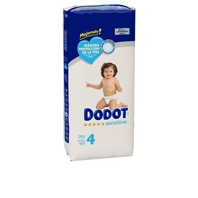 DODOT SENSITIVE T4 diapers 9-14 kg 48 PCs, dodot sensitive talla 4 - Vimarsana News