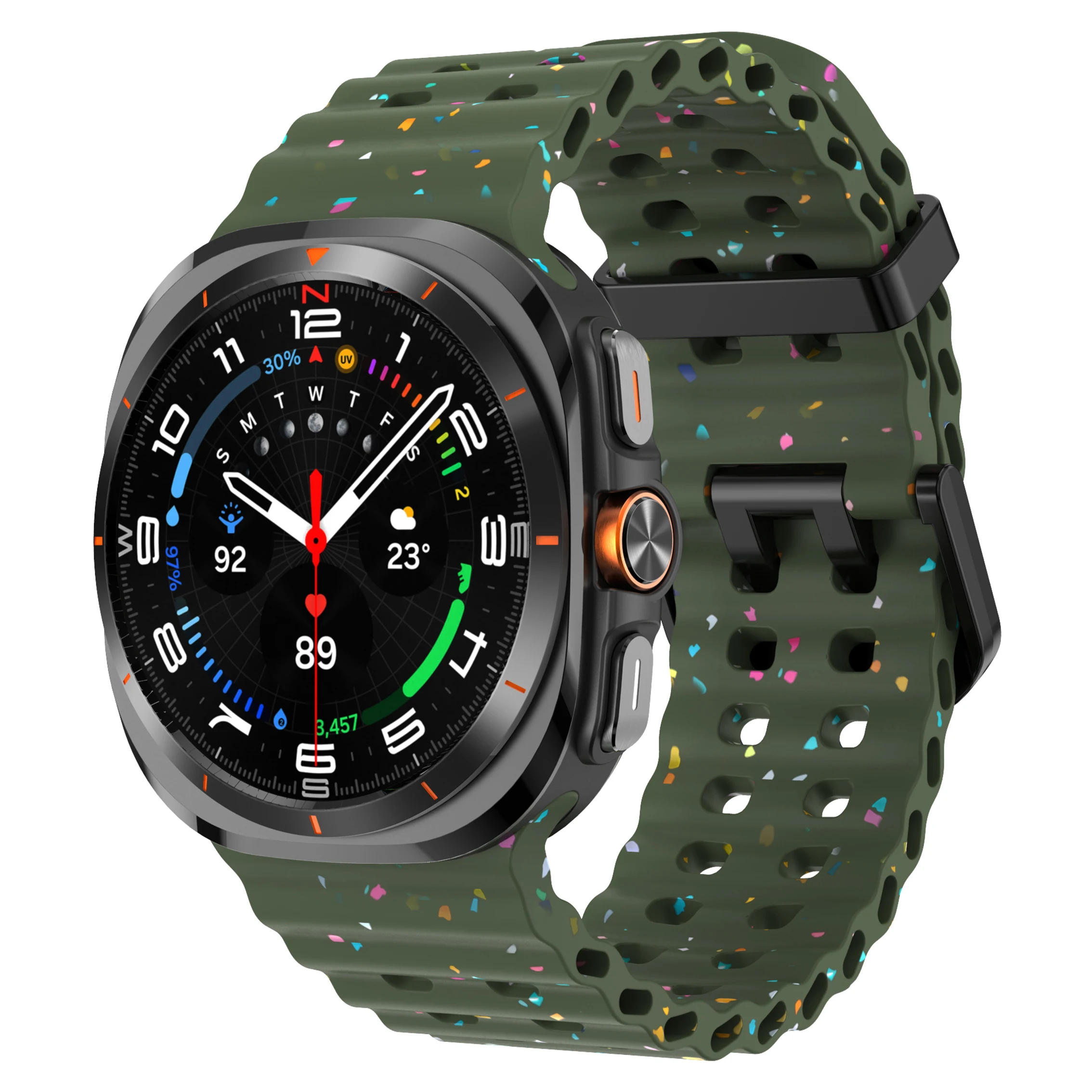 Silicone Breathable Marine Strap Wristband Bracelet