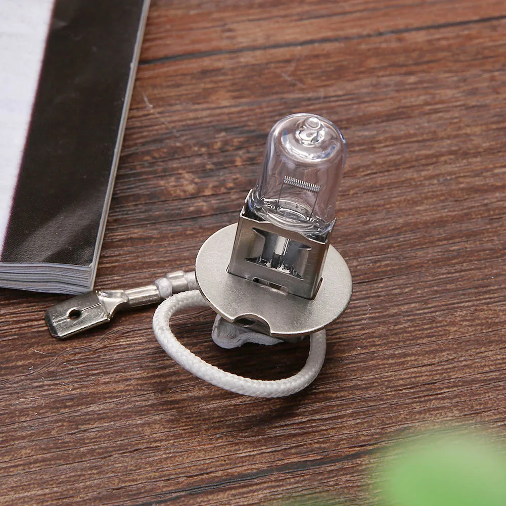 

H3 галогенная лампа 12 В 55 Вт ксеноновая яркая кварцевая лампа стеклянная Автомобильная противотуманная лампа