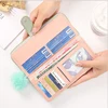 Women Long Wallet Pu Leather Card Holder Large Capacity Hasp Zipper Coin Purse Multi Card Organizer Cell Phone Wristlet Handbag 3