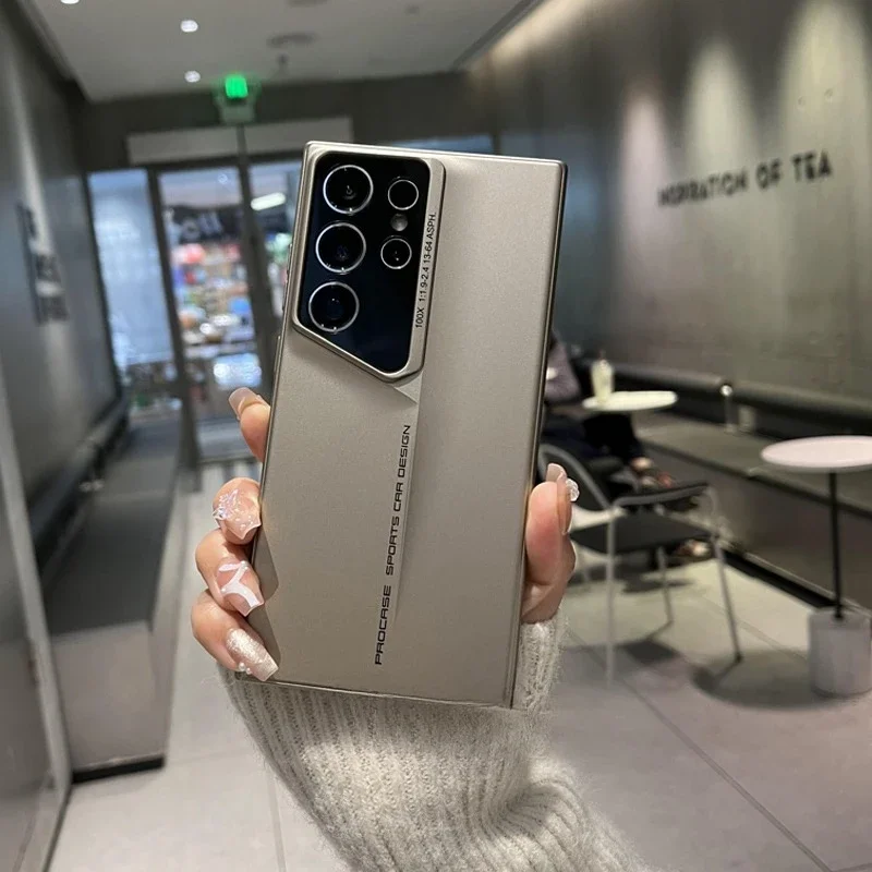 Matte Ultra-Thin Blade Shockproof Phone Case with Lens Protection