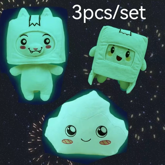 Lankyboxed Plush Glow In The Dark Foxy Boxy Ghosty Lanky Box Removable Soft Toy Children Gift Turned Doll Girl Bed Pillow 1