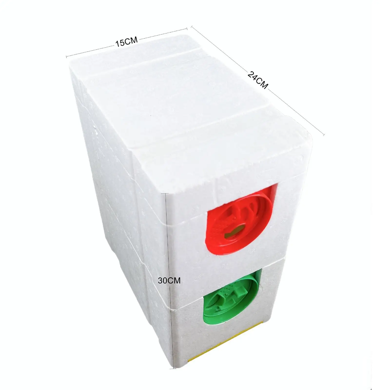 Foam Hives Box Double Layer Harvest Pollination 10 Frames DIY Beekeeping Hives