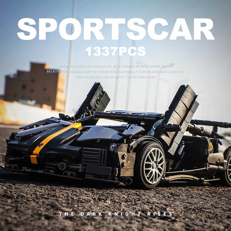 Moc 1:14  Famous Racing Car Building Blocks Model Ideas Super 488 Rsr Formula Sport Vehicle Bricks Toys For Kid Birthday Gift