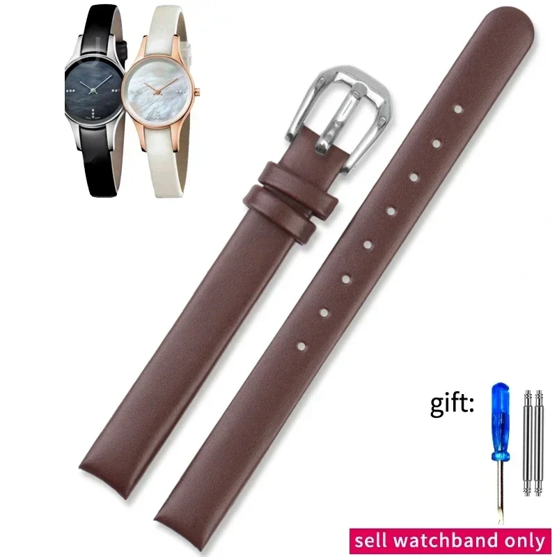 thumbnail image 1 of Correa de reloj de cuero genuino con interfaz de arco dedicada para correa de reloj CK para mujer Serie K43231/K43232/K43236 de 30 mm, 1 of 5