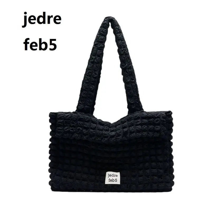 

Korea JEDREFEB5 Luxury Designer Brand Handbags Women's Commuter Shoulder Underarm Bag Large Capacity Tote Bags for Girl