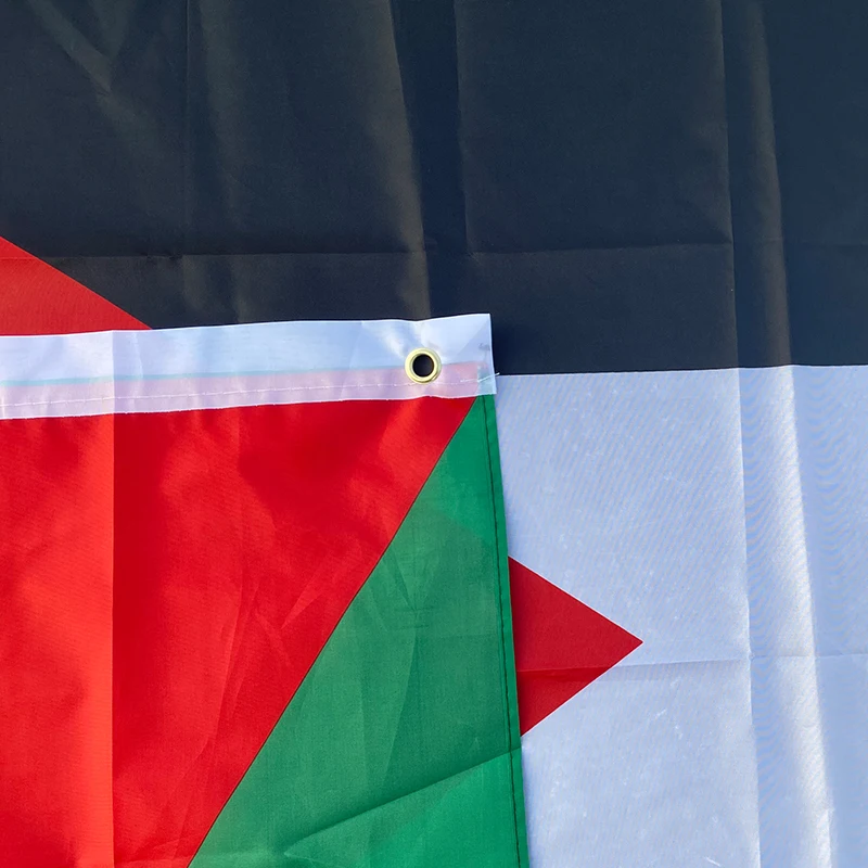 Custom Flag aerlxemrbrae Large Palestine 60*90cm /150 x 90cm hanging Polyester Gaza Palestinian banner