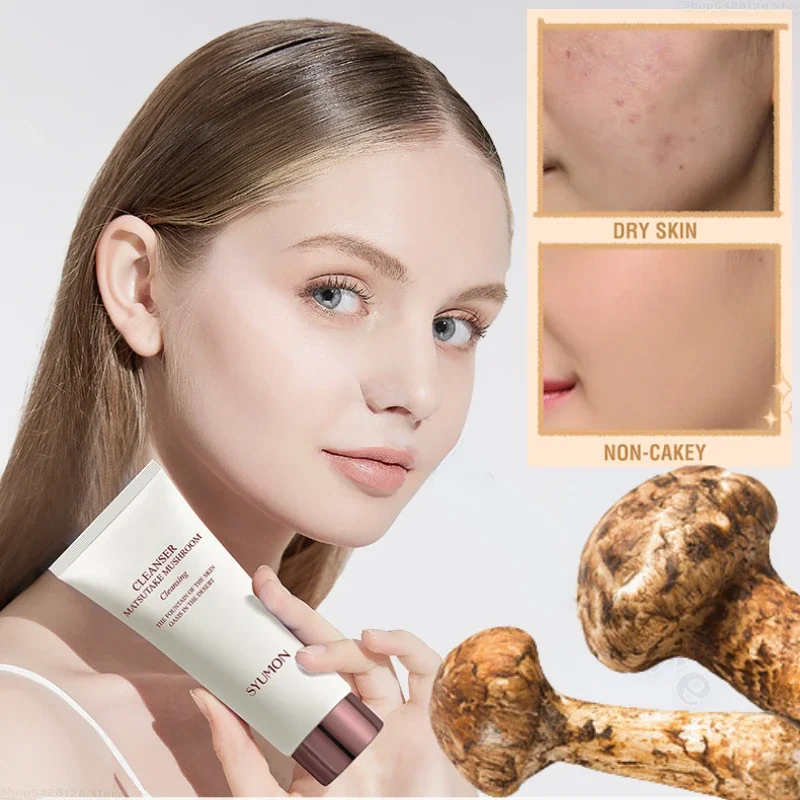 100g Tricholoma matsutake mushroom cleansing facial cleanser amino acid mild cleansing soft skin pore shrink cleanser