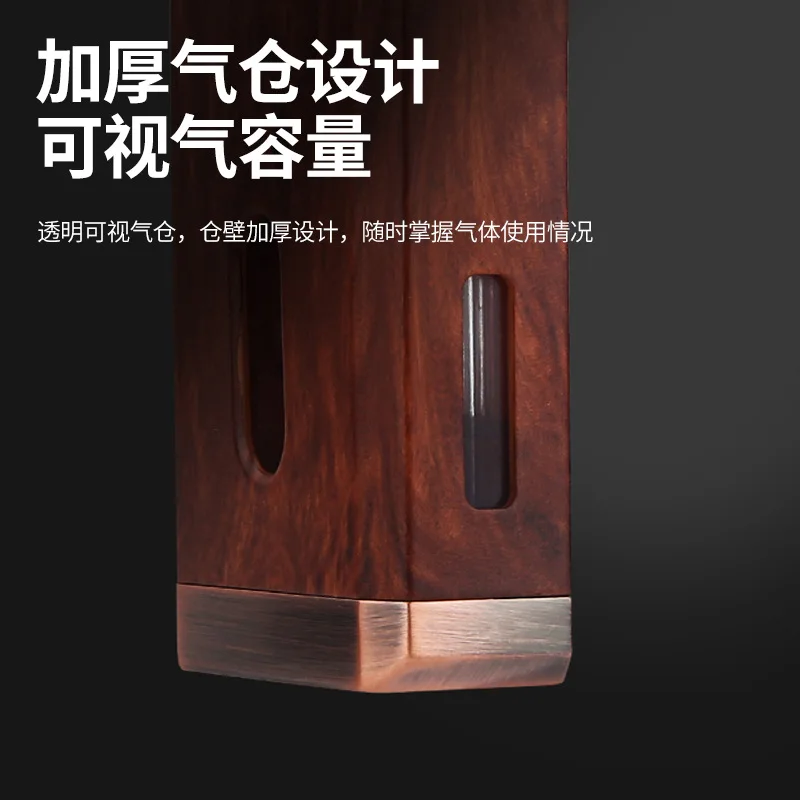 2024 Unique Cigar Lighter With V Cutter Cigar Holder Double Jet Flame Butane Refillable Torch Lighter Luxury Cigar Accessories 4