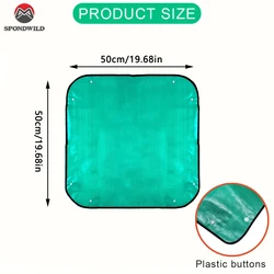 Foldable Waterproof Planting Mat Set - Reusable Gardening and Potting Pad (1pc green 50x50cm)