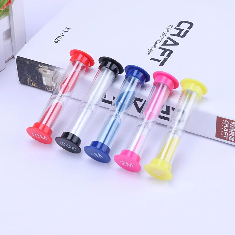 0.5/1/2/3/5/10 Minutes Colorful Hourglass Sandglass Sand Clock Timers Children Toys Gift Tooth Brushing Shower Timer Home Decors sand timer liquid hourglass timer colored hourglass
