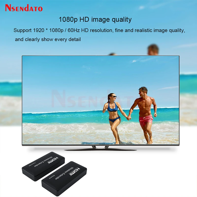5G Wireless HDMI Extender 150M HDMI Wireless Audio Video Transmitter and Receiver Extender Share Screen Display for PS4 PC to TV