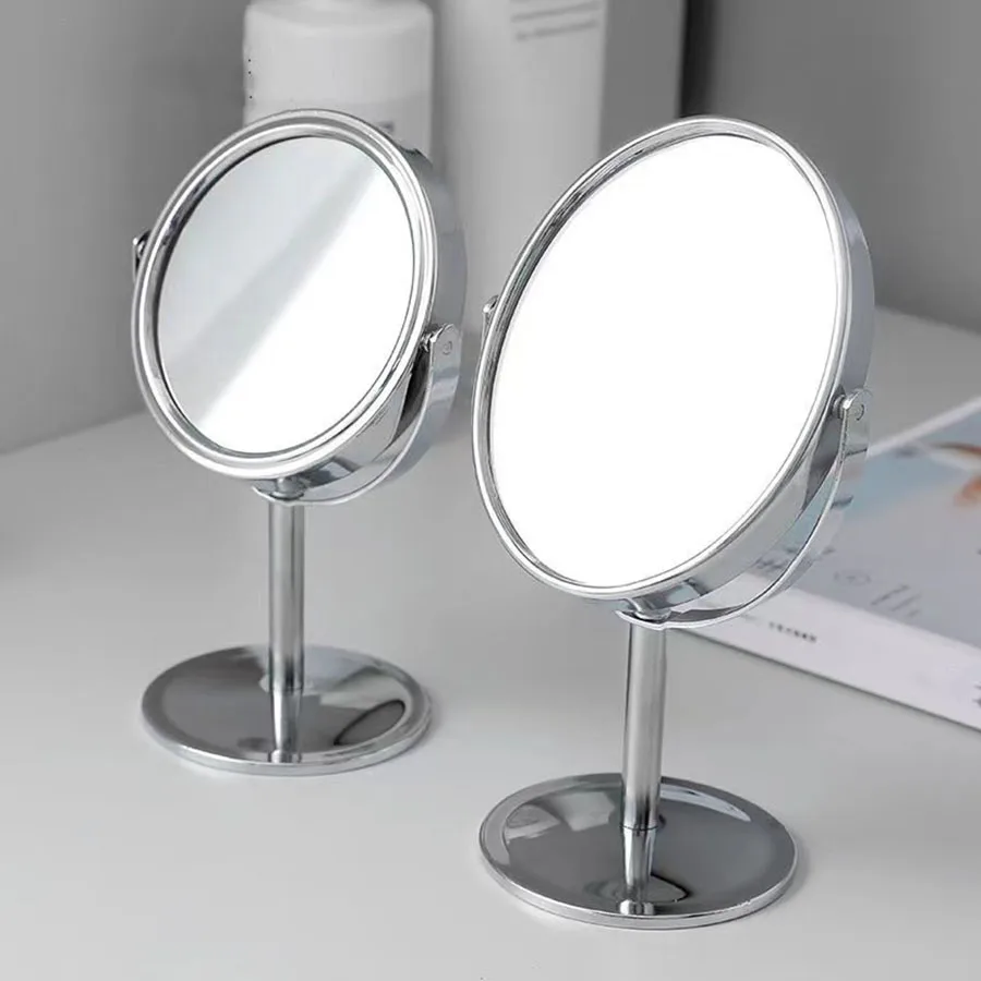 Makeup Mirror Double sided 3-inch 4-inch Round/Oval 1:2 Magnifying Rotating
