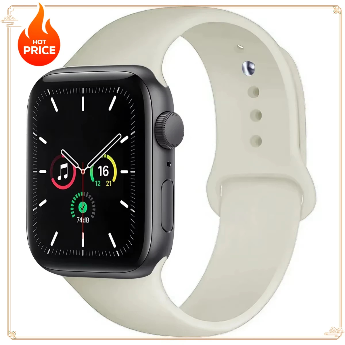 Premium Silicone Strap for Smartwatch - Versatile and Durable Design
