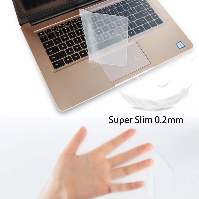 Keyboard Silicone Cover Keyboard Cover 2pcs Universal Keyboard Cover for 13-17 inch Laptop Notebook PC Keyboard Anti Dust Soft Silicone Protective Clear Film Guard