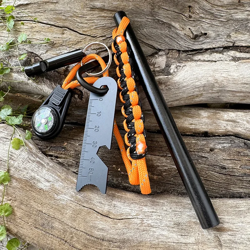 Survival Fire Starter Magnesium Flint Rod 13