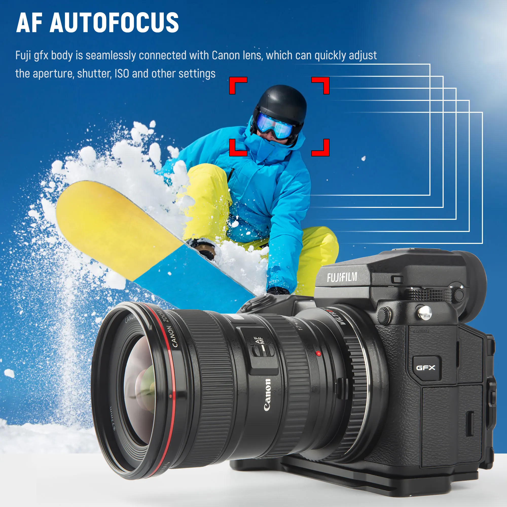 Viltrox EF-GFX Auto Focus Full Frame Lens Adapter for Canon EF EF