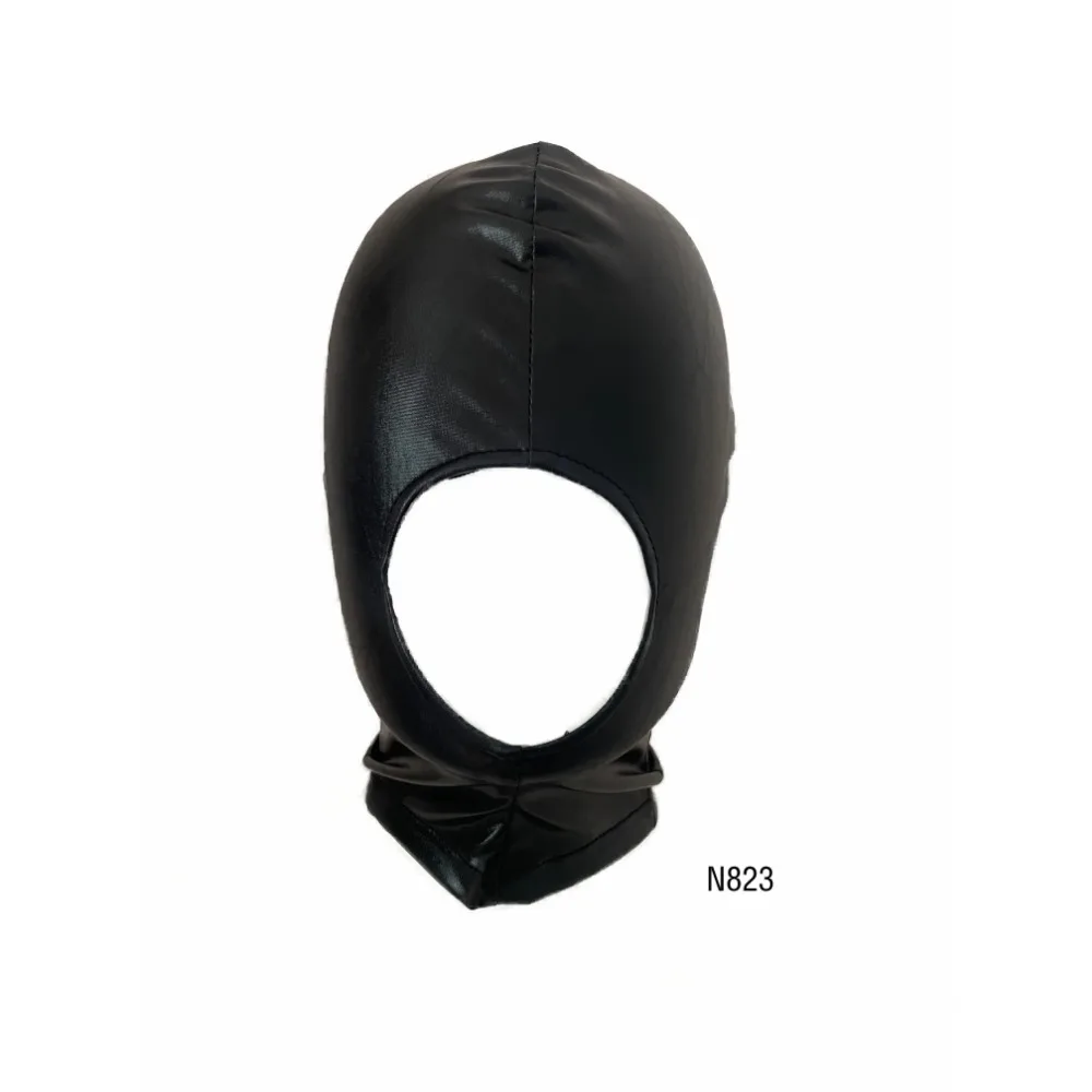 Adult Face Mask Hood for Role Play Women Mens Face Mask Sexy Accessories Open Mouth and Eye Head Cover Couples Costume Sex Shop
