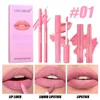 3 pcs/set Velvet Matte Lipstick Lip Gloss Lip Liner Combo Set Matte Long Lasting Easy Color Non-Stick Lipstick Set 6