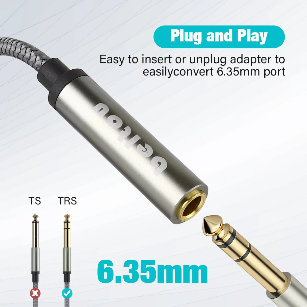 Ÿ Ŀ ͽ ֿܼ   ̺, VCD Ŀ , Aux ׷ ͽټ ڵ, 6.35mm  6.35mm, 1m 2m, 1/4 ġ