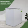 Beach HBFRF700-WHITE-COM, Chest Deep Freezer, 7 Cu. Ft. Capacity, Adjustable Thermostat-Removable Vinyl Coated Wire Bas 5