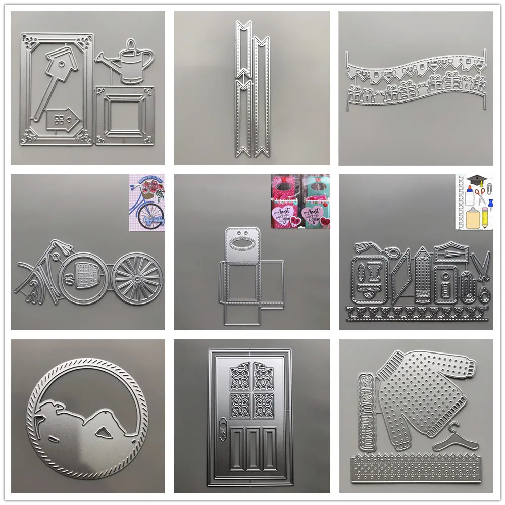 (17 Styles) NEW Vehicle Box Metal Cutting Dies DIY Scrapbooking