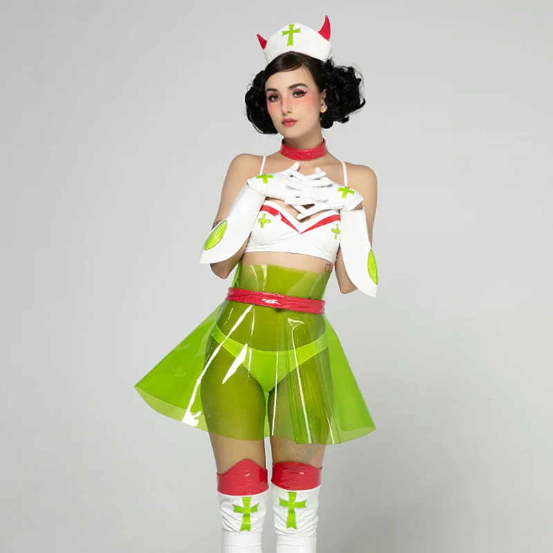 2023 New Jazz Dance Clothes For Adult Singer Drag Queen Costume Bar Sexy Gogo