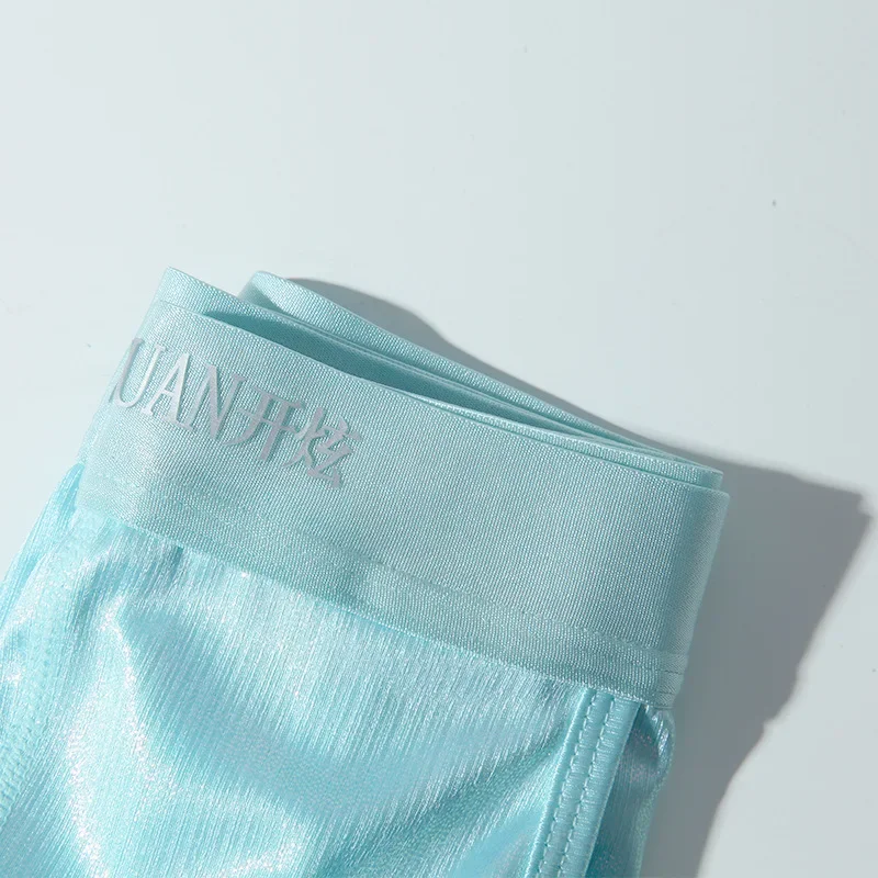 Flash Man Bulge Pouch Breathable Boxers Soft Thin Low Rise Unique Shape Fashion Shorts Lingerie Super Big Panties Underwear New