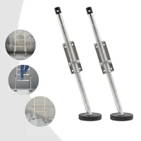 Adjustable Ladder Leveler Kit Extension Articulating Double Sided Step Ladders Anti-Slip Steel Rubber Feet Stabilizer 20 1